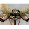 Image 3 : JAPAN VINTAGE JAPANESE SAMURAI DISPLAY DOLL KABUTO HELMET WITH TRUNK