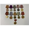 Image 1 : USSR GROUP OF 12 MEDALS 1943-1975 PERIOD