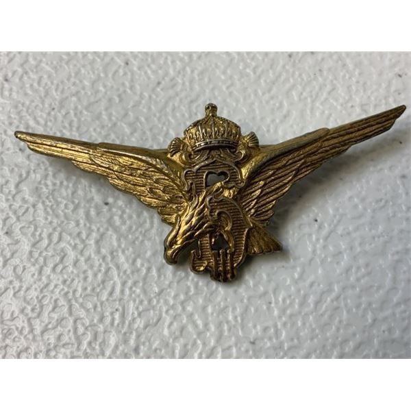 ROYAL BULGARIA PILOTS BADGE IN BRONZE