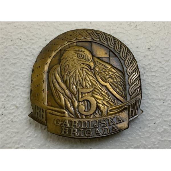 CROATIA CROATIAN ARMY 5 GUARD BRIGADE - FALCONS BADGE