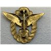 Image 2 : WWII CROATIA CROATIAN PILOT BADGE GOLD 1st MODEL BRACA KNAUS ZAGREB