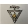 Image 1 : ANTIQUE MASONIC KNIGHT 19TH C. SILVER MEDAL DECORATION