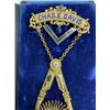 Image 16 : ANTIQUE MASONIC 18K GOLD WITH DIAMONDS AND PRESIOUS STONES HIGHEST LEVEL  MEDAL DECORATION