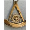 Image 9 : ANTIQUE MASONIC 18K GOLD WITH DIAMONDS AND PRESIOUS STONES HIGHEST LEVEL  MEDAL DECORATION