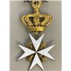 Image 6 : ANTIQUE MALTISE CROSS ORDER OF ST. JOHN - COMMANDER GRADE NECK RIBBON