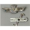 Image 4 : WWII SPAIN AIR FORCE RADIO OPERATOR WINGS BADGE