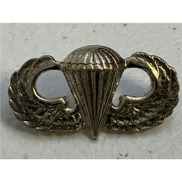 US PARATROOPER AIRBORNE STERLING SILVER WINGS