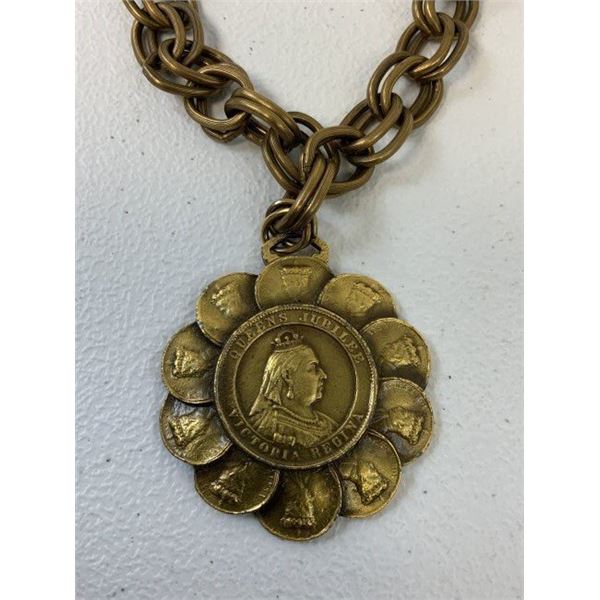 UK QUEEN VICTORIA JUBILEE CHAINED DECORATION