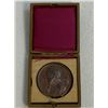 Image 1 : IMPERIAL GERMANY PRUSSIAN FIELD MARSHALL GRAF VON MOLTKE CASED BRONZE MEDAL