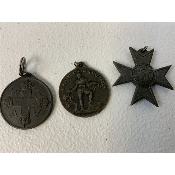 IMPERIAL GERMANY LOT OF 3 MEDALS