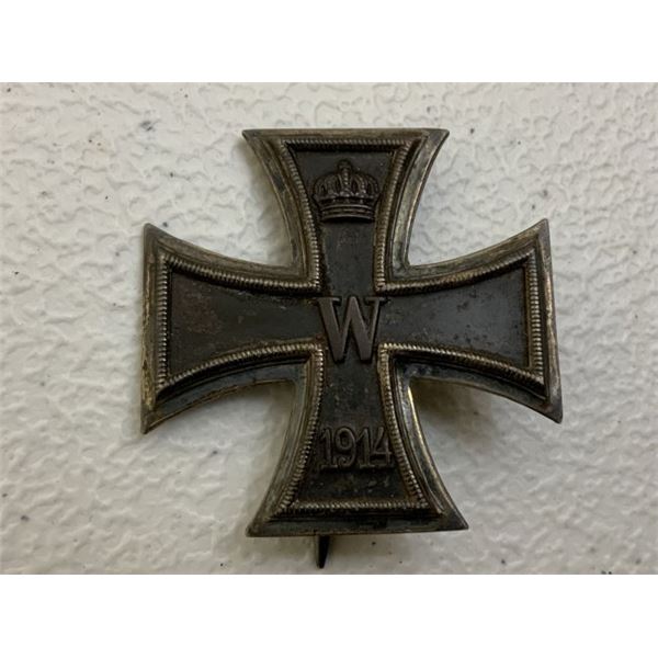 WWI IMPERIAL GERMAN 1914 IRON CROSS 1st CLASS