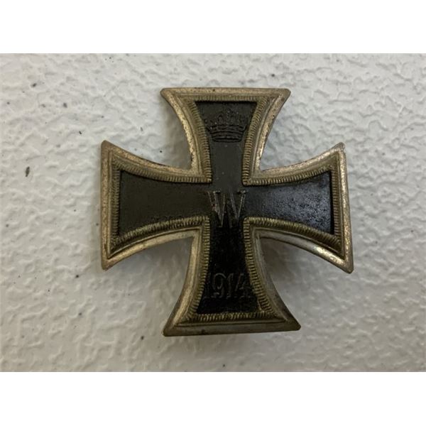 WWI IMPERIAL GERMAN 1914 IRON CROSS 1st CLASS - VAULTED