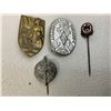 Image 1 : GERMANY THIRD REICH LOT OF 4 PINS BADGES