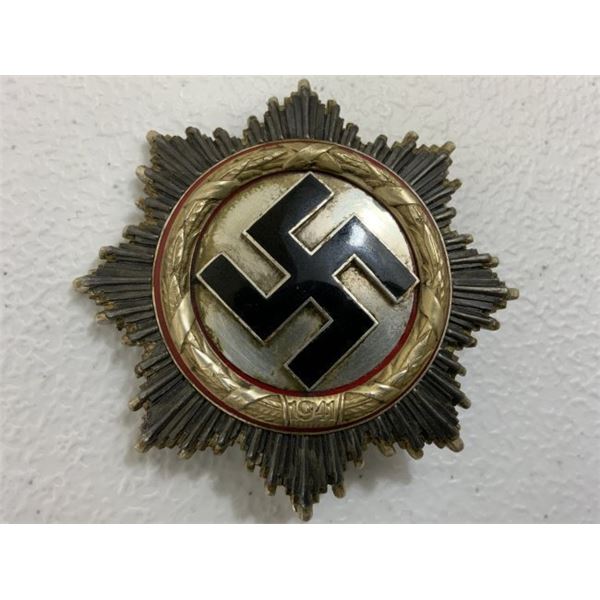 WWII NAZI GERMANY 1941 GERMAN CROSS IN GOLD ZIMMERMANN