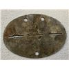 Image 2 : WWII GERMAN SS FREIWILLIGEN DIVISION 14 BATTALION ALUMINUM ID DOG TAG