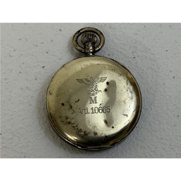 WWII GERMAN KRIEGSMARINE U-BOAT TORPEDO TIMER STOPWATCH BY HARTMANN BERLIN