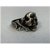 Image 2 : WWII GERMAN SILVER SCULL RING PANZER / SS