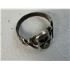 Image 5 : WWII GERMAN SILVER SCULL RING PANZER / SS