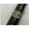 Image 6 : WWII GERMAN SS SCULL DEAT'S HEAD SILVER RING WITH SS MOTTO