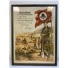 Image 1 : GERMANY THIRD REICH RAD COLORFUL DOCUMENT FRAMED