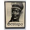 Image 1 : GERMANY THIRD REICH GESTAPO POSTER FRAMED