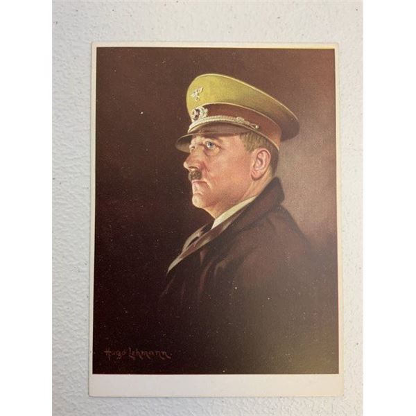 NAZI GERMANY ADOLF HITLER POSTCARD