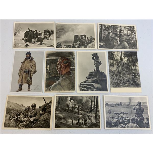 GERMANY THIRD REICH WAFFEN SS  POST CARD LOT OF 10