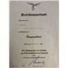 Image 1 : WWII GERMAN LUFTWAFFE PILOT BADGE AWARD DOCUMENT