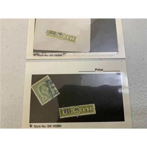 WWII GERMAN HJ HITLER YOUTH MEMBERS STAMPS