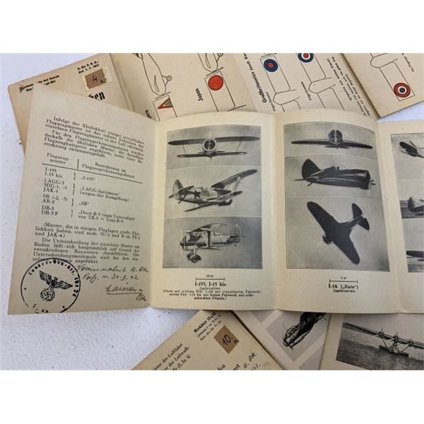 GERMANY THIRD REICH LOT OF 4 LUFTWAFFE PLANES ID BOOKS