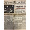 Image 1 : GERMANY THIRD REICH WWII GERMAN NEWSPAPER "Volkisher Beobachter" JANUARY 2 , 1941