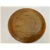 Image 2 : GERMANY THIRD REICH 1936 WORKING FRONT CARVED WOOD DECORATING WOODEN PLATE