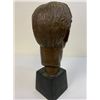 Image 3 : THIRD REICH GERMAN BRONZE BUST OF ALBERT SCHWEITZER ARTIST SIGNED 1935 DATED