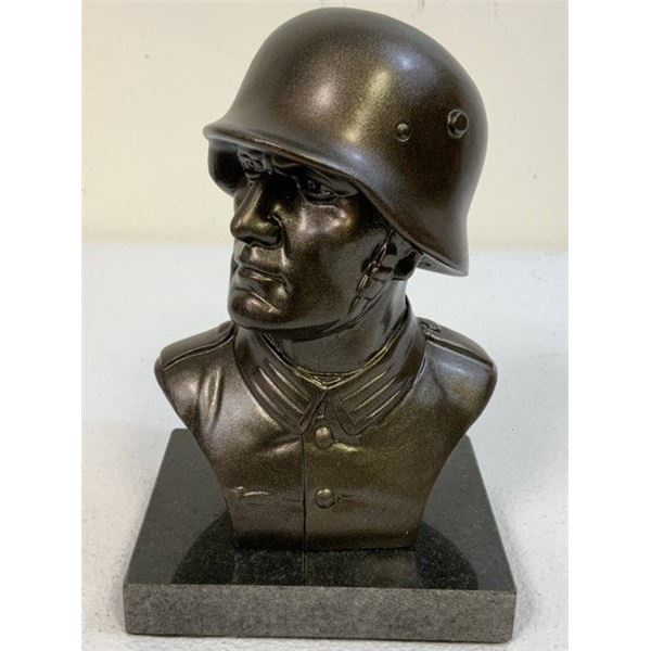 WWII GERMAN SOLDIER TABLE BUST DECORATIONS