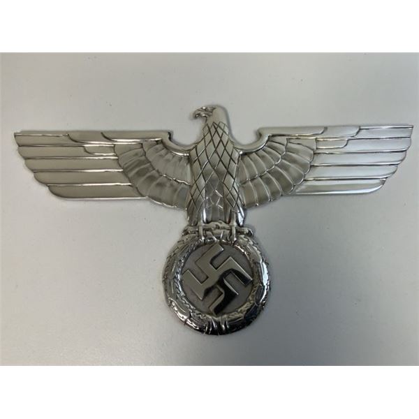GERMANY THIRD REICH LARGE RAILROAD TYPE ALUMINUM EAGLE