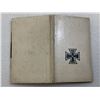 Image 4 : IMPERIAL GERMANY WWI 1914 IRON CROSS PERSONAL WRITING BOOK