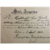 Image 2 : IMPERIAL GERMANY WWI PERIOD FIELDPOST LETTERS AND 1913 DATED SIGNED DOCUMENT