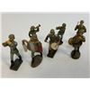 Image 3 : GERMAN NAZI PERIOD LINEOL / ELASTOLIN TOY SOLDIERS ARMY LOT OF 7