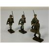 Image 1 : GERMAN NAZI PERIOD LINEOL / ELASTOLIN TOY SOLDIERS ARMY LOT OF 4