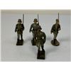 Image 3 : GERMAN NAZI PERIOD LINEOL / ELASTOLIN TOY SOLDIERS ARMY LOT OF 4