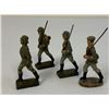 Image 4 : GERMAN NAZI PERIOD LINEOL / ELASTOLIN TOY SOLDIERS ARMY LOT OF 4
