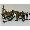 Image 1 : GERMAN NAZI PERIOD LINEOL / ELASTOLIN TOY SOLDIERS ARMY MARCHING BAND LOT OF 20