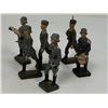 Image 4 : GERMAN NAZI PERIOD LINEOL / ELASTOLIN TOY SOLDIERS LUFTWAFFE LOT OF 5