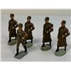 Image 1 : GERMAN NAZI PERIOD LINEOL / ELASTOLIN TOY SOLDIERS RARE RAD MARCHING LOT OF 5