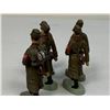 Image 3 : GERMAN NAZI PERIOD LINEOL / ELASTOLIN TOY SOLDIERS RARE RAD MARCHING LOT OF 5