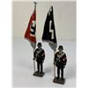 Image 1 : GERMAN NAZI SS STANDART FLAG BEARERS  LOT OF 2