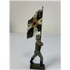 Image 3 : GERMAN NAZI PERIOD LINEOL TOY SOLDIERS ARMY FLAG BEARER