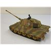Image 2 : WWII GERMAN TANK KING TIGER IN LATE WAR CAMMO PAINT METAL MODEL CUSTOM DETAILED