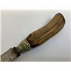 Image 4 : ANTIQUE BRITISH VICTORIAN HUNTING KNIFE WITH STAG GRIP