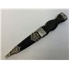 Image 1 : VINTAGE SCOTTISH SILVER SGIAN DUBH DIRK DAGGER ROBERT ALLISON EDINBURGH